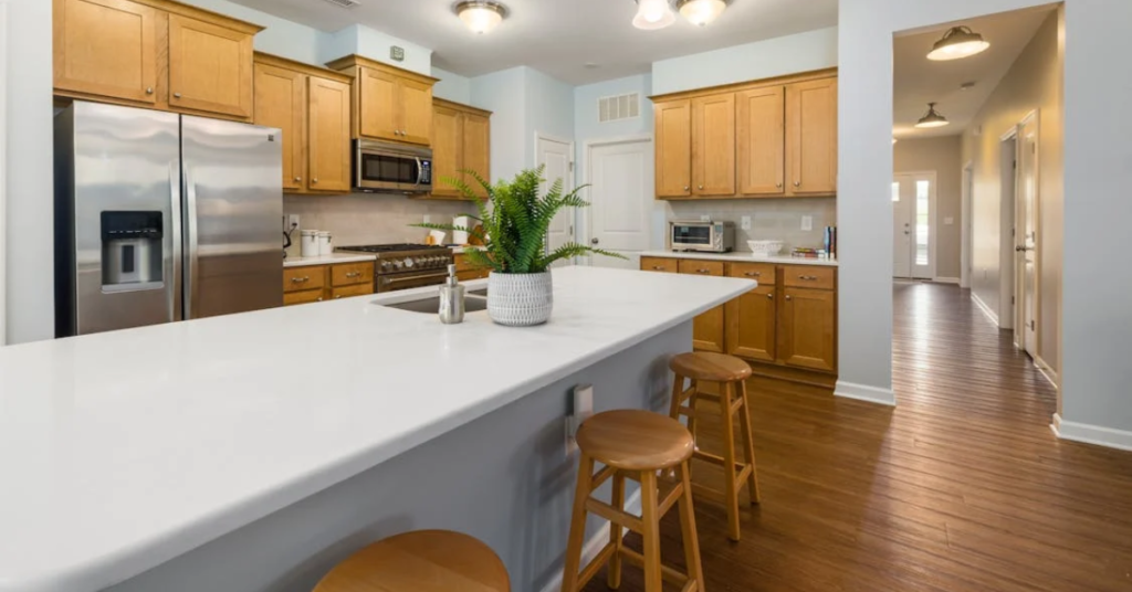 White counter top